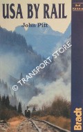 Book cover of USA by Rail by PITT, John